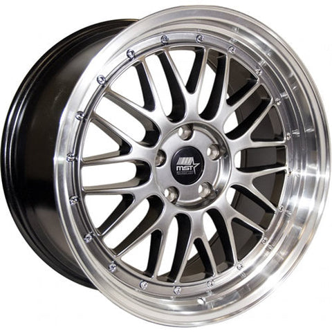 MST Wheels LeMan Hyperblack w/ Machined Lip 19x9.5 | 5x114.3 (23-99565-35-HBLL)