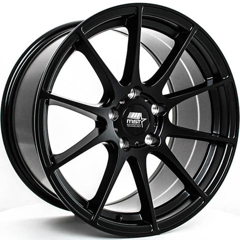 MST Wheels MT44 Matte Black 17x9 | 5x100 (44-7980-35-MBK)