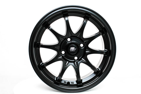 MST Wheels MT04 Matte Black 15x7 | 5x100/5x114.3 (04-5717-35-MBK)