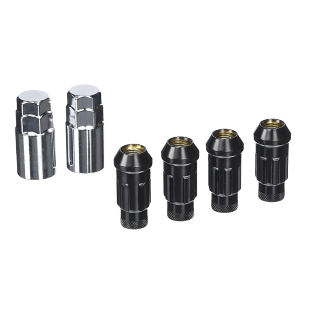 Muteki 12mm x 1.5mm SR48 Wheel Lock Set - Black (32902B