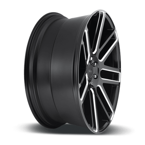 Niche M096 Élan 5x114.3 22x9.0" +35mm Offset Gloss Black & Milled Wheels