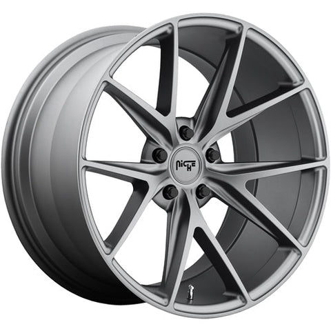 Niche Wheels Misano Matte Gunmetal 19x8.5 | 5x112 (M1161985F8+42)