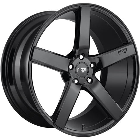 Niche Wheels Milan Gloss Black 20x8.5 | 5x114.3 (M188208565+35)