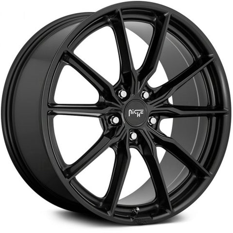 Niche Wheels Rainier Matte Black 22x10.5 | 5x115 (M238220590+20)