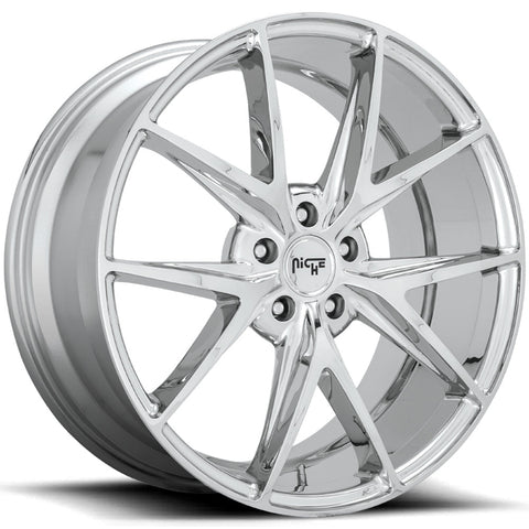 Niche Wheels Misano Chrome 20x9 | 5x112 (M2482090F8+38)