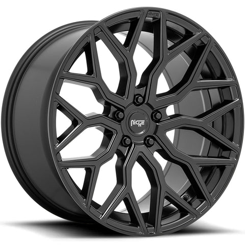Niche Wheels Mazzanti Matte Black 19x8.5 | 5x112 (M261198544+25)