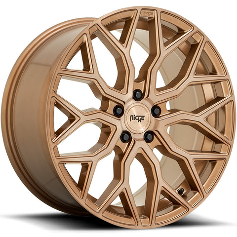 Niche Wheels Mazzanti Brushed Bronze 20x10.5 | 5x114.3 (M263200565+40)