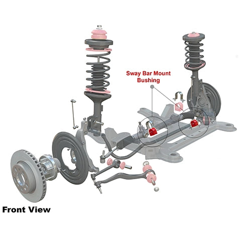 Nolathane 26mm Front Sway Bar Mount Bushing Kit | 2008-2009 Pontiac G8 Base/GT and 2014-2017 Chevrolet SS (REV004.0228)