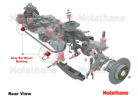 Nolathane Front Sway Bar - Mount Bushing Kit (11mm) | 2007-2011 BMW 3-Series and 2008-2012 BMW 1-Series (REV012.0142)