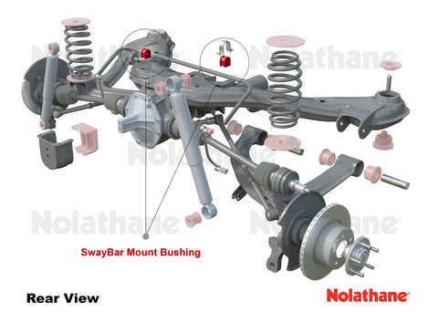 Nolathane Rear Sway Bar - Mount Bushing Kit (13mm) | 1984-1999 BMW 3-Series, and 1996-1999 BMW Z3 (REV014.0036)