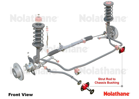 Nolathane Front Strut Rod - To Chassis Bushing Kit | 1985-1989 Toyota MR2 Supercharged (REV022.0068)