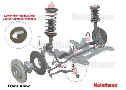 Nolathane Front Radius Arm - Lower Washer Kit | 2008 Pontiac G8 GT and 2014-2017 Chevrolet SS (REV028.0100)