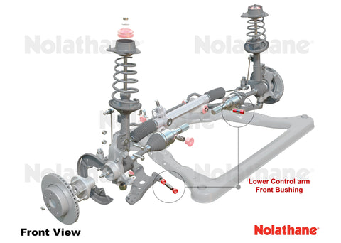 Nolathane Front Control Arm - Lower Inner Front Bushing Kit  (REV028.0158)