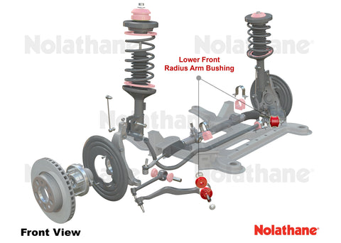 Nolathane Front Radius Arm - Lower Bushing Kit | 2008 Pontiac G8 and 2014 Chevrolet SS (REV028.0176)