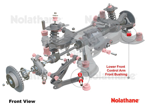Nolathane Rear Control Arm - Lower Front Inner Bushing Kit | 2008 Pontiac G8 GT and 2014-2017 Chevrolet SS (REV044.0010)