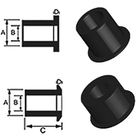 Nolathane Inner and Outer Control Arm Bushing Kit | 1968-1973 Datsun 510, 1979-1983 Nissan 280ZX, and 1975-1981 Triumph TR7 (REV063.0010)