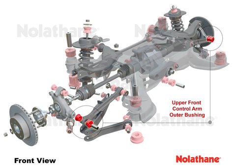 Nolathane Rear Toe Arm - Outer Bushing Kit | 1993-1995 Mazda RX-7 (REV070.0000)