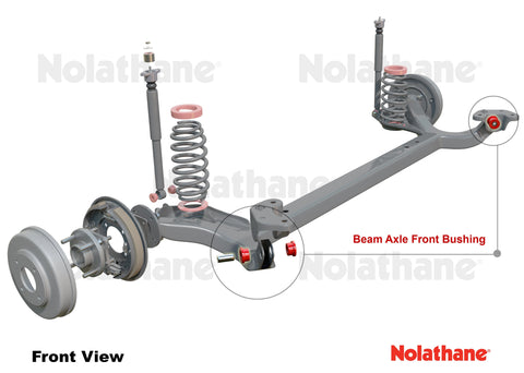 Nolathane Rear Beam Axle - Rear Bushing Kit | 2006-2009 Honda Civic Base/Si (REV086.0048)