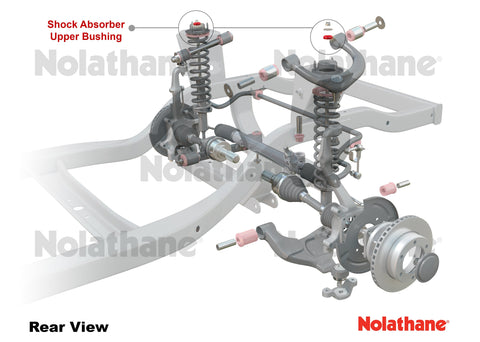 Nolathane Shock Absorber - Upper Bushing Kit  (REV126.0024)