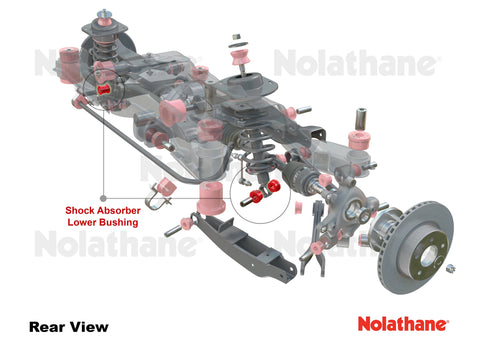 Nolathane Rear Shock Absorber - Lower Bushing Kit | 2008 Pontiac G8 GT and 2014-2017 Chevrolet SS (REV134.0010)