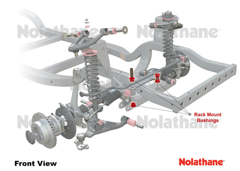 Nolathane Front Steering - Rack And Pinion Mount Bushing Kit  (REV190.0094)