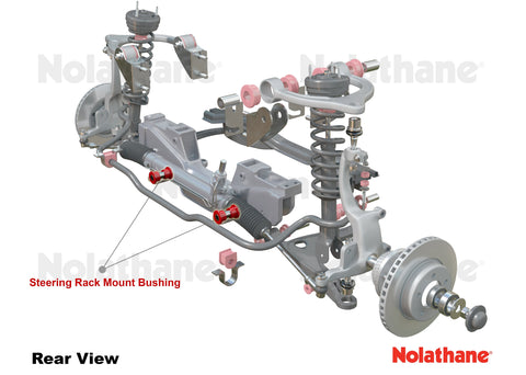 Nolathane Front Steering - Rack And Pinion Mount Bushing Kit | 1990 Mazda Miata (REV190.0096)