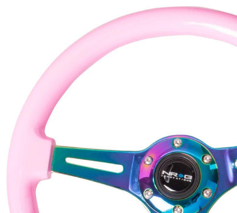 NRG 350mm Steering Wheels - NeoChrome Spokes - Standard Colors (ST-015MC)