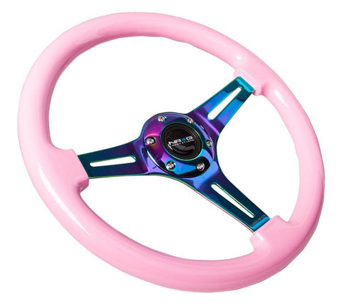 NRG 350mm Steering Wheels - NeoChrome Spokes - Standard Colors (ST-015MC)