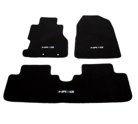NRG Floor Mats w/ NRG Logo - 3pc Set | 2002-2003 Honda Civic Si 3DR (FMR-150)