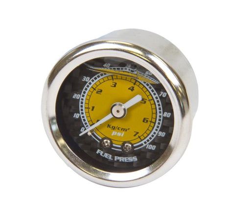 NRG Fuel Regulator Gauge 100 PSI w/ Carbon Fiber Finish (FRG-100CF)