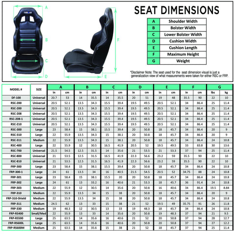 NRG FRP Race Style Bucket Seat by NRG Innovations (FRP-311)