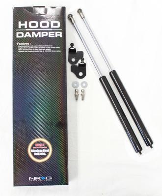NRG 00-04 Ford Mustang Hood Damper Kit Carbon Fiber