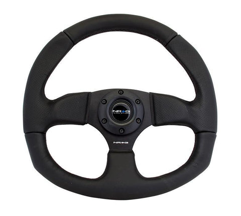 NRG 320mm Sport Leather Steering Wheel Oval