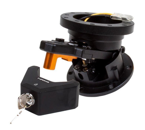 NRG Steering Wheel Quick Tilt System with Lock - Black - Modern Automotive Performance
