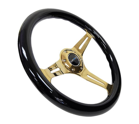 NRG Classic Wood Grain Steering Wheel - 350mm (ST-015)