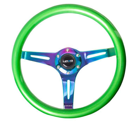 NRG 350mm Steering Wheels - NeoChrome Spokes - Standard Colors (ST-015MC)