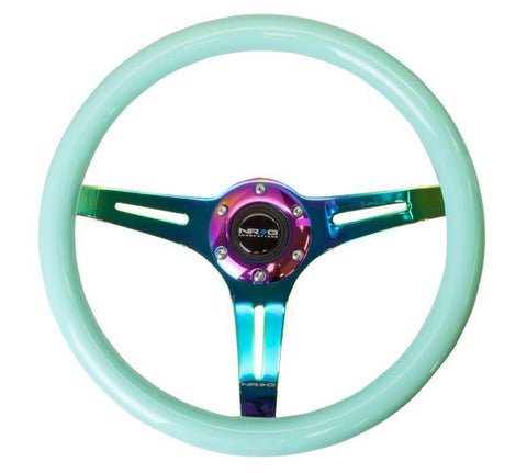 NRG 350mm Steering Wheels - NeoChrome Spokes - Standard Colors (ST-015MC)