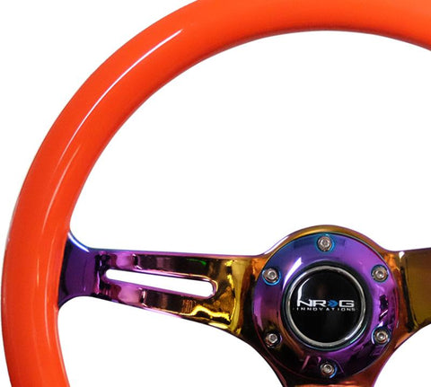 NRG Classic Wood Grain Steering Wheel - 350mm (ST-015)