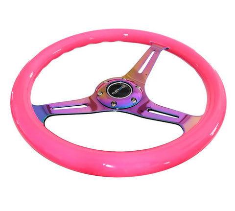 NRG Classic Wood Grain Steering Wheel - 350mm (ST-015)