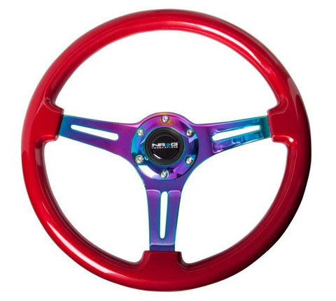 NRG 350mm Steering Wheels - NeoChrome Spokes - Standard Colors (ST-015MC)