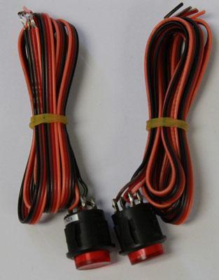 NRG Steering Dual Switch - Extended Kit Blue