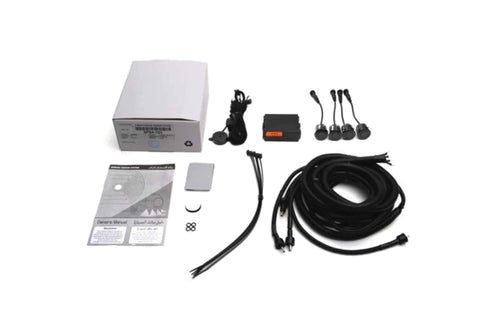 NSV Integration: Universal Back-Up Parking Sensor System - 4x Heads / Black (SP43D-BLKBS-LF)