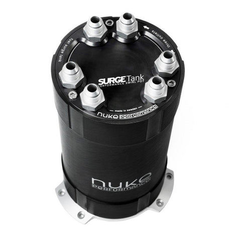 Nuke Performance 2G Fuel Surge Tank 3.0 Liter Up To 3 External Fuel Pumps (150-01-204)