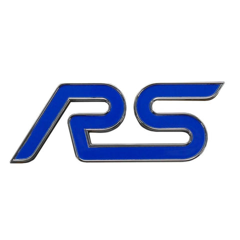 Ford OEM "RS" Front Grille/Rear Hatch Emblem | 2016-2018 Ford Focus RS (9M5Z-9942528-B)