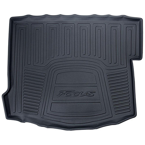 Ford OEM Rubber Trunk Mat | 13-18 Ford Focus ST / 16-18 Focus RS (CM5Z-6111600-HA)