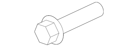 Mitsubishi OEM Crank Pulley Bolt | 2008-2015 Mitsubishi Lancer Evolution X (1100A118)