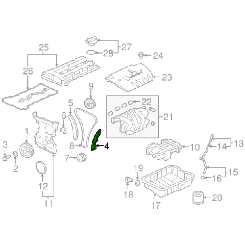 Mitsubishi Guide Bracket | 2014-2020 Mitsubishi Outlander (1140A062)