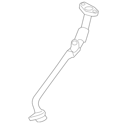 OEM Mitsubishi Oil Return Tube for Turbocharger | 2008-2015 Mitsubishi Lancer Evolution X (1225A181)