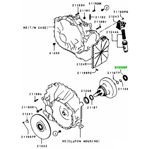 Mitsubishi M/T Case Oil Seal | 2008-2015 Mitsubishi Evo X (2509A003)