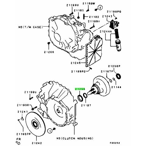Mitsubishi M/T Case Oil Seal | 2008-2015 Mitsubishi Evo X (2509A005)